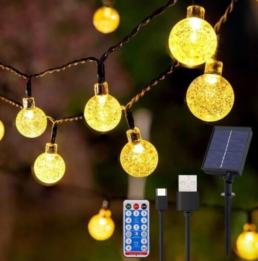 Solar String Lights – Eco-Friendly Outdoor & Indoor Decorative Lights