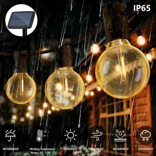 Magical Solar String Lights – Eco-Friendly Outdoor & Indoor Décor - Image 6