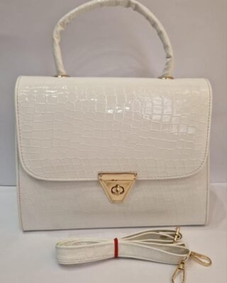 Durable Women’s PU Leather Textured Handbag