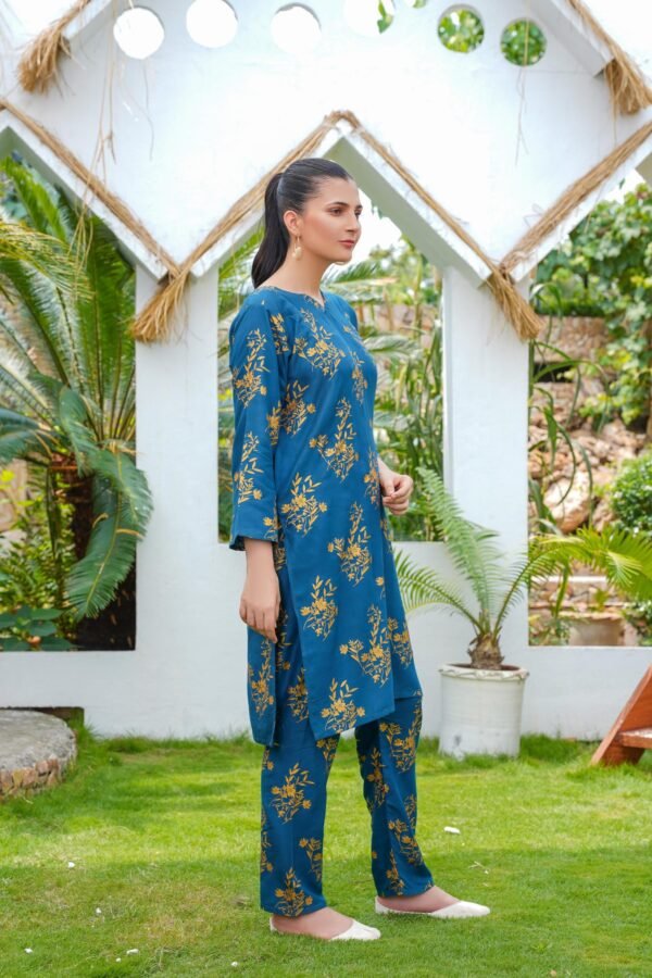 New 2pc Linen Leaf Design Suit – Elegant Pakistani Fashion - Image 10