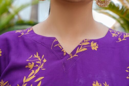 Elegant 2pc Linen Leaf Design Suit – Soft Feel, Bold Look | MK Shopping Hub - Image 21