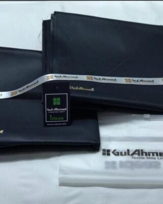 Gul Ahmed Men’s Unstitched Cotton Sotton Plain Suit