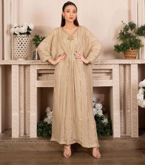 1pc Eastern Type Chiffon Kaftan - Effortless Elegance - Image 2