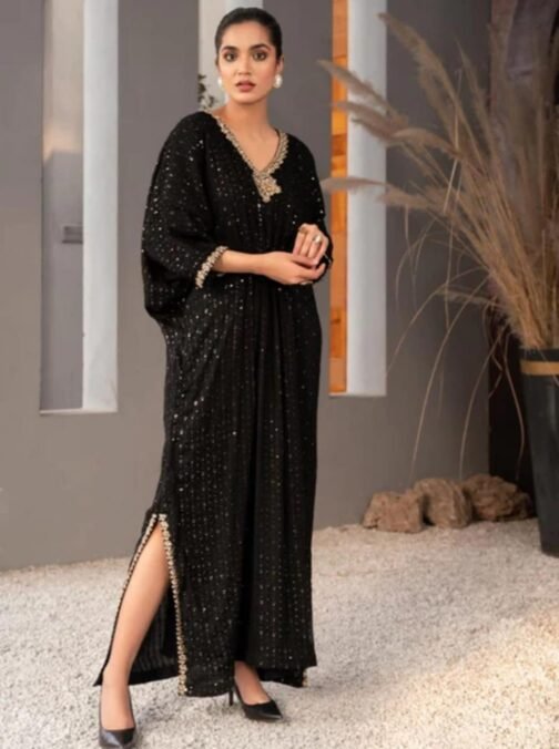 1pc Eastern Type Chiffon Kaftan - Effortless Elegance - Image 5