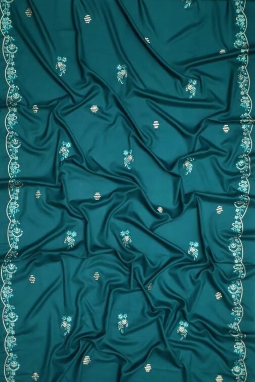 Farasha 3 Pcs Unstitched Dhanak Embroidered Suit - Image 4