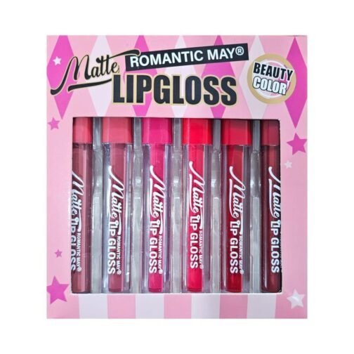 Romantic May Lip Gloss, Set Of 6 - Shine & Hydrate Your Lips