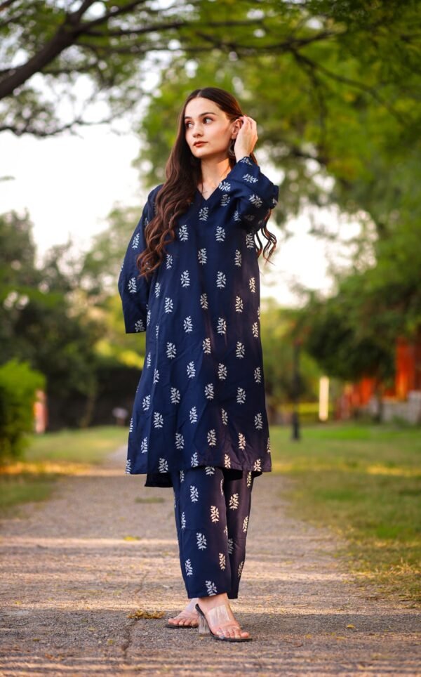 2pc Premium Linen Saleeha Design Suit - Image 20