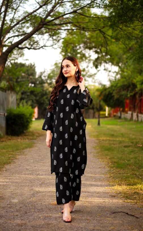 Premium Linen Saleeha Design Suit – 2PC Unstitched Winter Elegance - Image 16