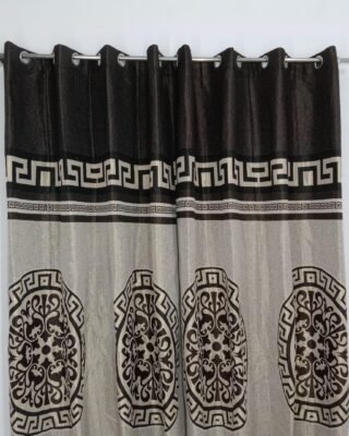 Velvet Jacquard Printed Curtains - Luxurious Home Decor
