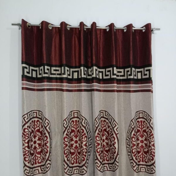 Velvet Jacquard Printed Curtains - Luxurious Home Decor - Image 4