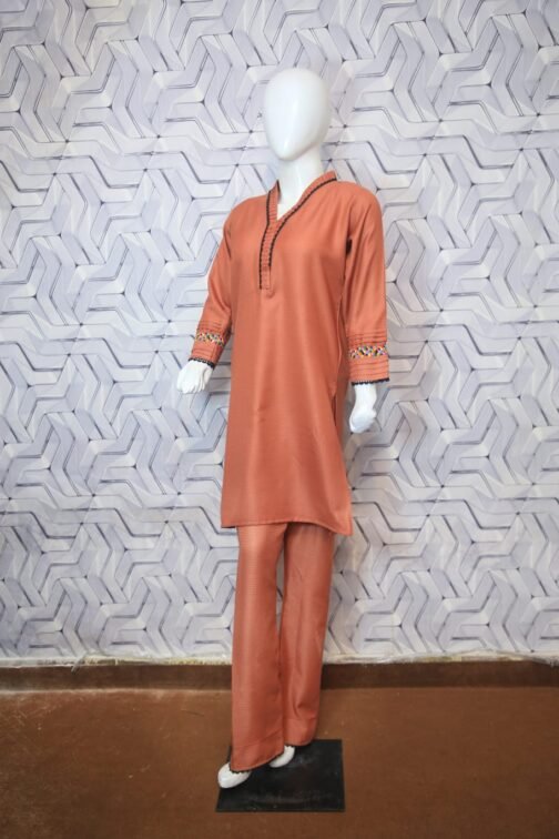 Winter Collection 2pc Dhanak Suit - Cozy and Stylish Pakistani Fashion
