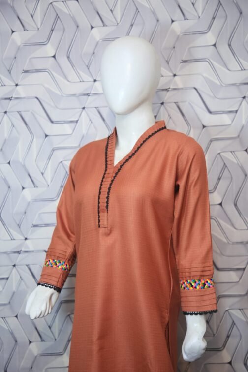 Winter Collection 2pc Dhanak Suit - Cozy and Stylish Pakistani Fashion - Image 3