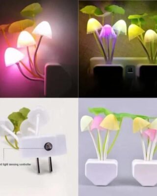 LED Sensor Mushroom Night Light, Pack of 2 - Create a Cozy Ambiance