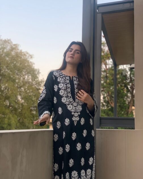 2pc Indian Chikankari (Embossed) Suit - Timeless Elegance - Image 5