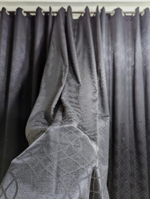 1 Pc Jacquard Textured Curtain – Elegant Home Décor - Image 9