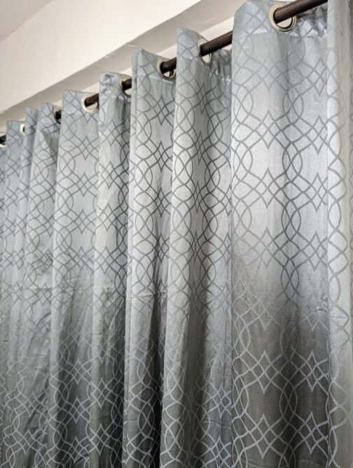 1 Pc Jacquard Textured Curtain – Elegant Home Décor - Image 5