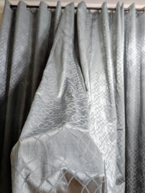 1 Pc Jacquard Textured Curtain – Elegant Home Décor - Image 4