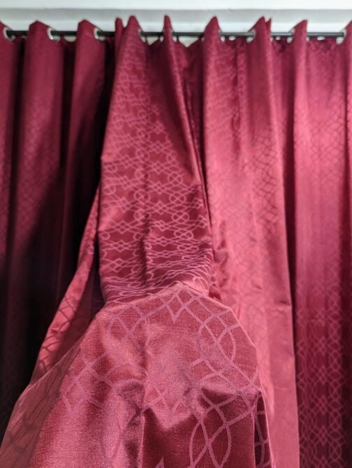 1 Pc Jacquard Textured Curtain – Elegant Home Décor - Image 11