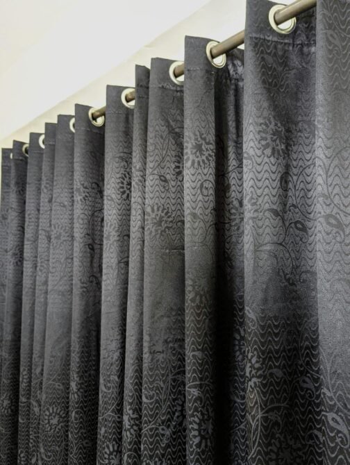 1 Pc Jacquard Textured Curtain – Elegant Home Décor - Image 6