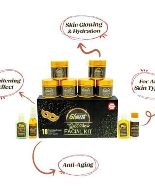 Glomesh 10 in 1 Gold Facial Kit