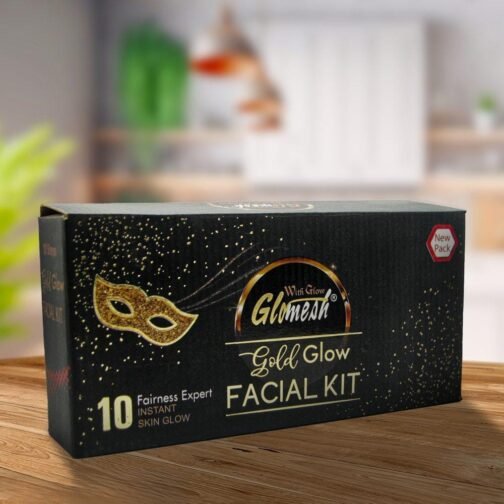 Glomesh 10 in 1 Gold Facial Kit - Image 3