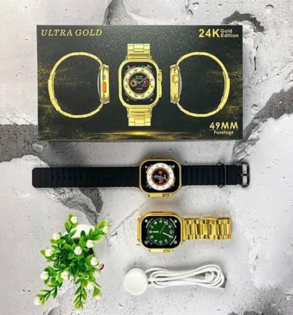 Ultra Gold Smart Watch - Stylish and Functional - Image 2