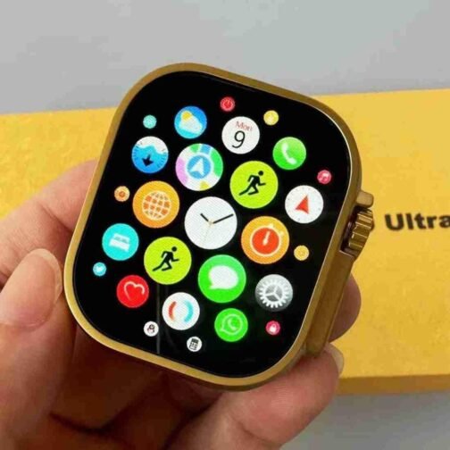 HK9 Ultra Golden Smart Watch - Image 3