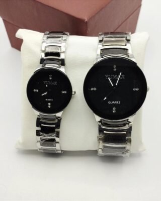 Couple's Casual Analogue Watch Set