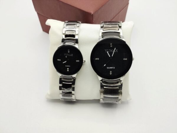 Couple's Casual Analogue Watch Set