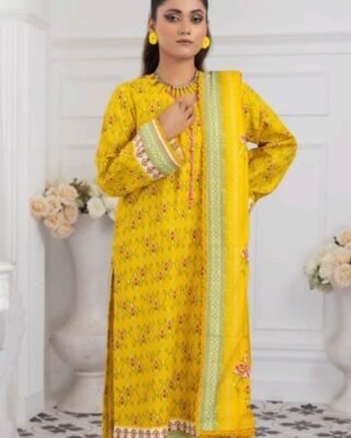 3pc Khaddar Suit | Digital Print | Winter Wear | Unstitched | Women's Fashion