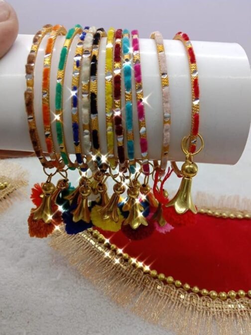 12 Pcs Fancy Design Bangles for Women – Elegant & Stylish - Image 2