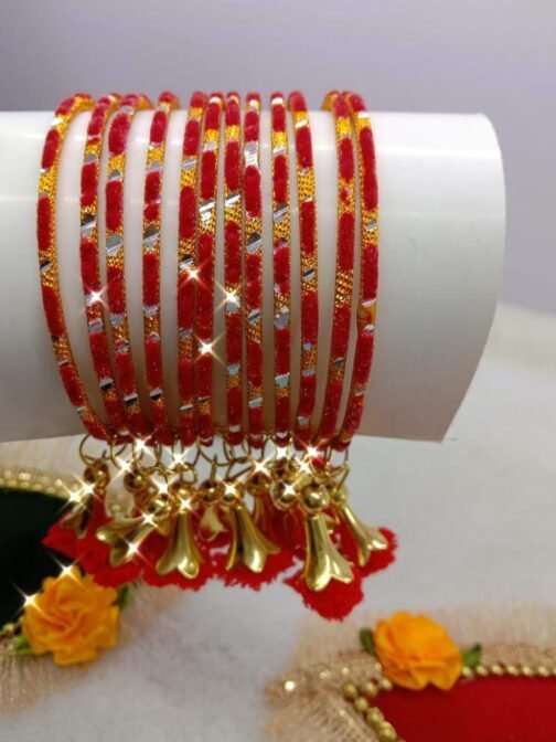 12 Pcs Fancy Design Bangles for Women – Elegant & Stylish