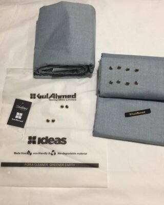 Gul Ahmed Men's Unstitched Wash And Wear Plain Suit