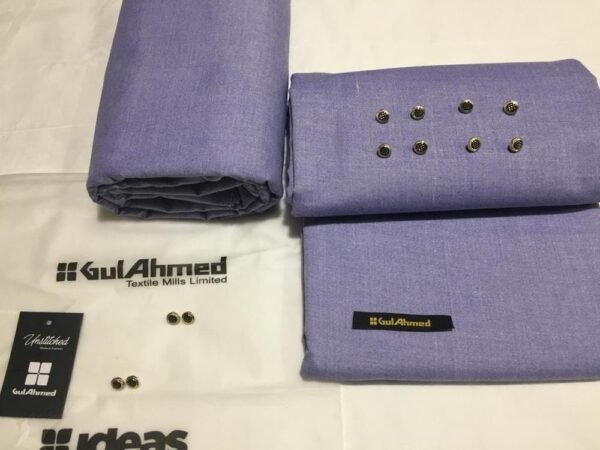 Gul Ahmed Men’s Unstitched Wash and Wear Plain Suit – Premium Winter Collection