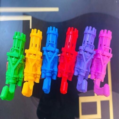 8-Hole Bubble Machine Gun for Kids – Fun, Colorful, and Safe Outdoor Toy - Image 2