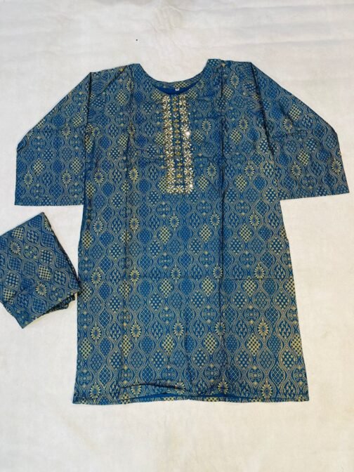 2 Pc Fancy Winter Linen Dress – Elegant and Warm - Image 6