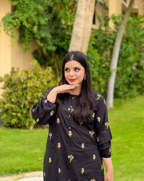 2 Pcs Women's Stitched Premium Linen PATEL Embroidery Suit - Image 12