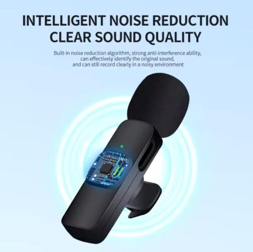 K8 Wireless 3 in 1 Noise Reduction Microphone for iPhone, Android, and Laptop - Image 6