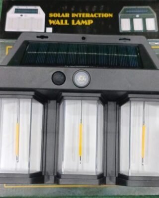 Solar Interaction Wall Lamp with Motion Sensor
