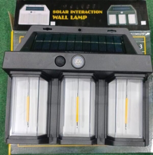 Solar Interaction Wall Lamp with Motion Sensor