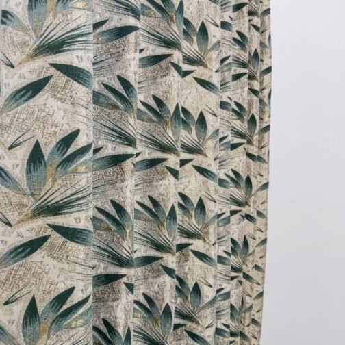 1 Pc Velvet Printed Curtains