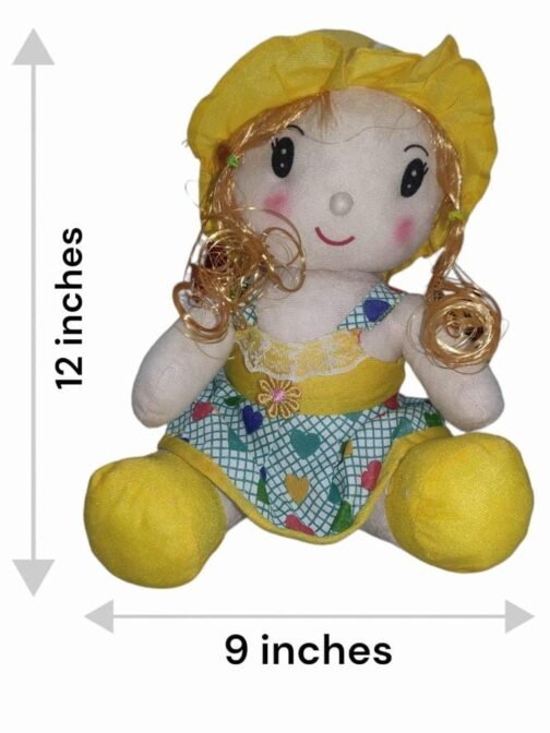 2 Pcs Soft Stuffed Washable Dolls - Image 2