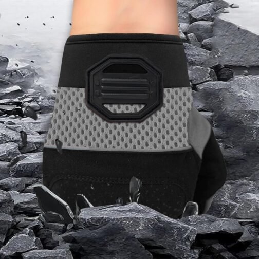 Spandex Mobile Touchscreen Leather Gloves - Motorcycle Gloves - Image 4