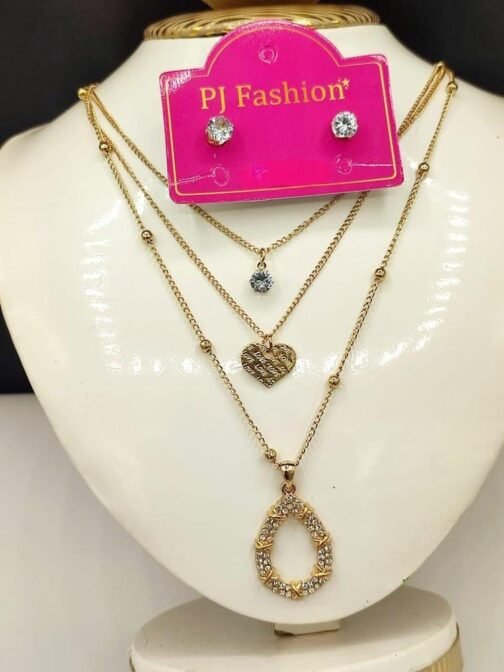 3 Layer Drop Style Pendant Set - Elegant and Versatile