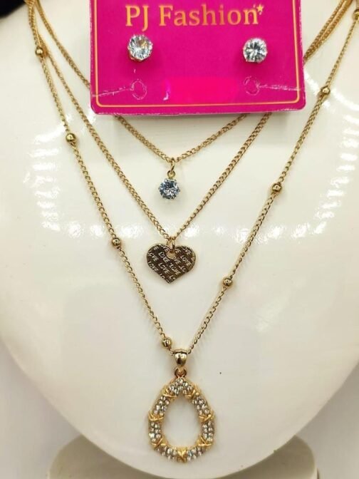 3 Layer Drop Style Pendant Set - Elegant and Versatile - Image 2