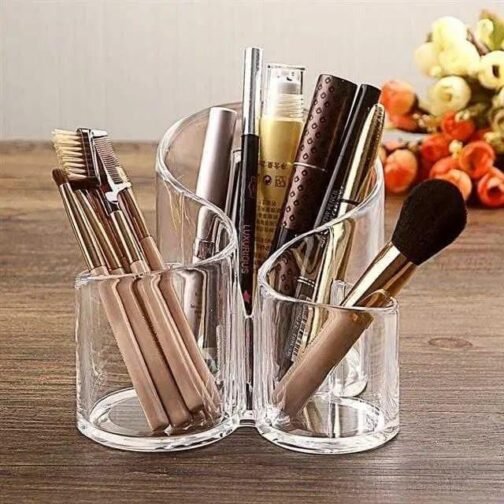 Acrylic Makeup Organizer - Sleek & Functional Beauty Storage