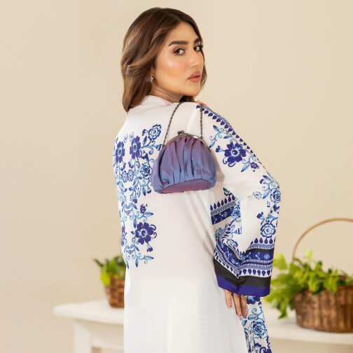 Brand Fabric 2PC Digital Printed Khaddar - Winter Collection - Image 3