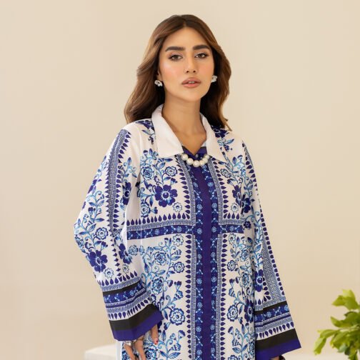 Brand Fabric 2PC Digital Printed Khaddar - Winter Collection - Image 4