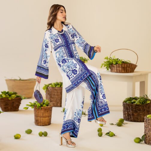 Brand Fabric 2PC Digital Printed Khaddar - Winter Collection - Image 5