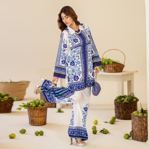 Brand Fabric 2PC Digital Printed Khaddar - Winter Collection